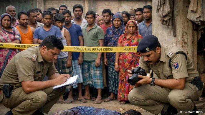 Murshidabad samserganj-woman-murder-half-naked-body-idris-ali-arrested