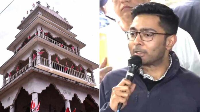 abhishek-banerjee-thakurbari-visit-central-forces