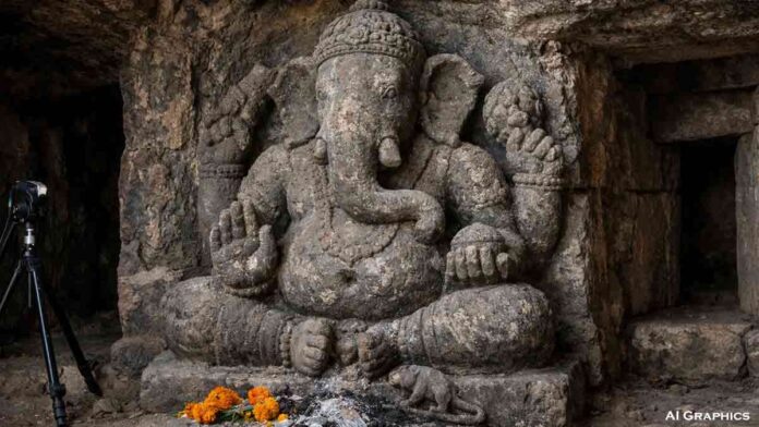 ancient-ganesha-idol-found-nagarjuni-hills-bihar