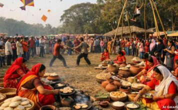 পৌষ সংক্রান্তি পালন না করার আহ্বান, বাংলাদেশে ইসলামপন্থী বার্তায় বিতর্ক bangladesh-call-to-avoid-poush-sankranti-islamist-controversy