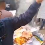 লালবাগে ফর্ম ৭ লুট করে জ্বালিয়ে দিল তৃণমূল