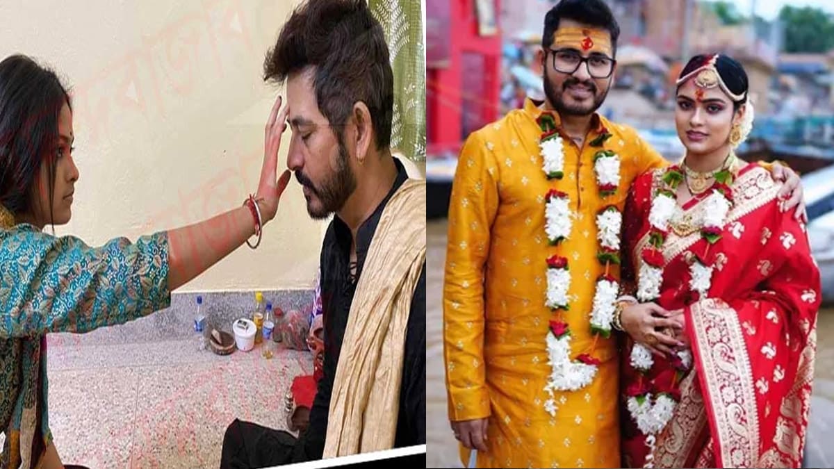 হিরণকে ভাইফোঁটা দিতেন হৃতিকা? পুরনো ছবি ফাঁস হতেই বিস্ফোরক প্রথম স্ত্রী Hiran Chatterjee marriage controversy