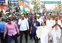 কেন্দ্র বিরোধী মিছিলে তারকাদের নামিয়ে আই ওয়াশ স্ট্রাটেজি তৃণমূলের ? tmc-protest-march-kolkata-tollywood-celebrities