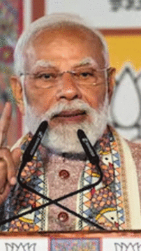 PM Modi calls for BJP rule in West Bengal