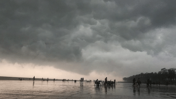 low pressure in Bay of Bengal