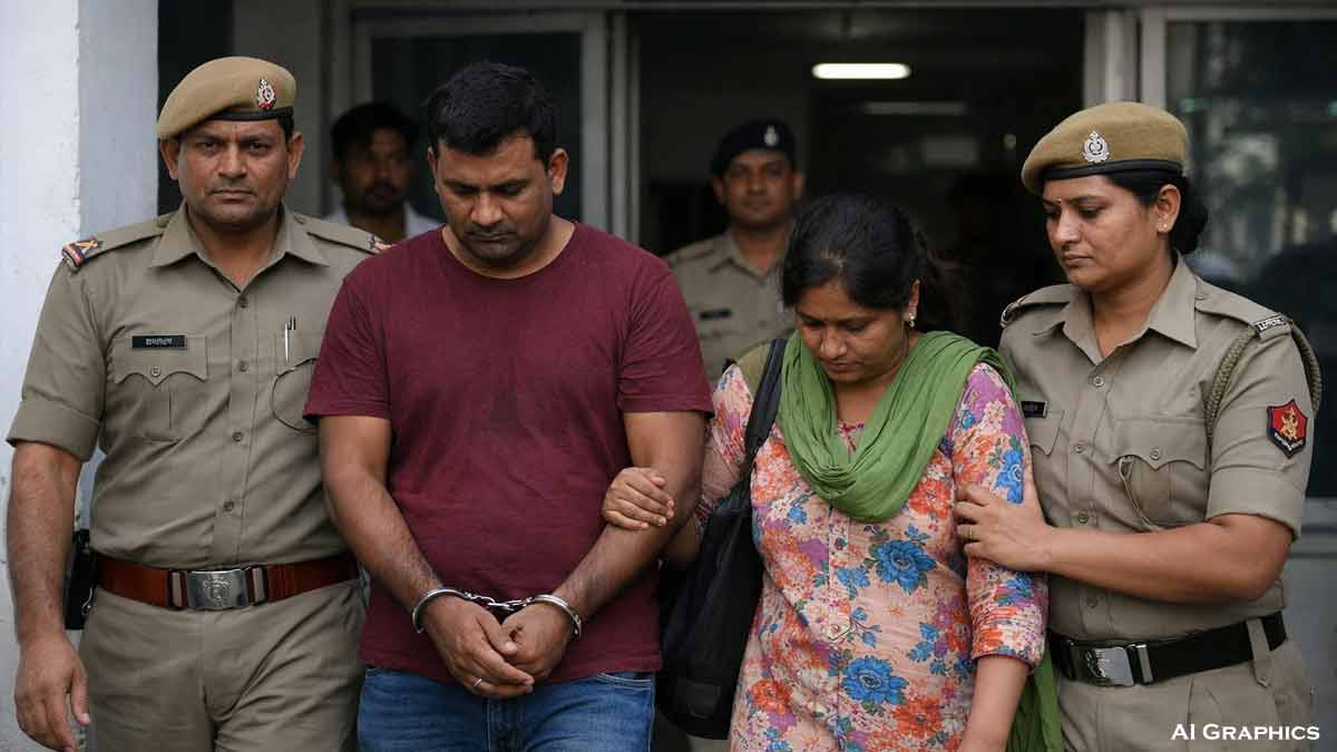 noida-minor-maid-torture-crpf-jawan-wife-arrested AI Picture