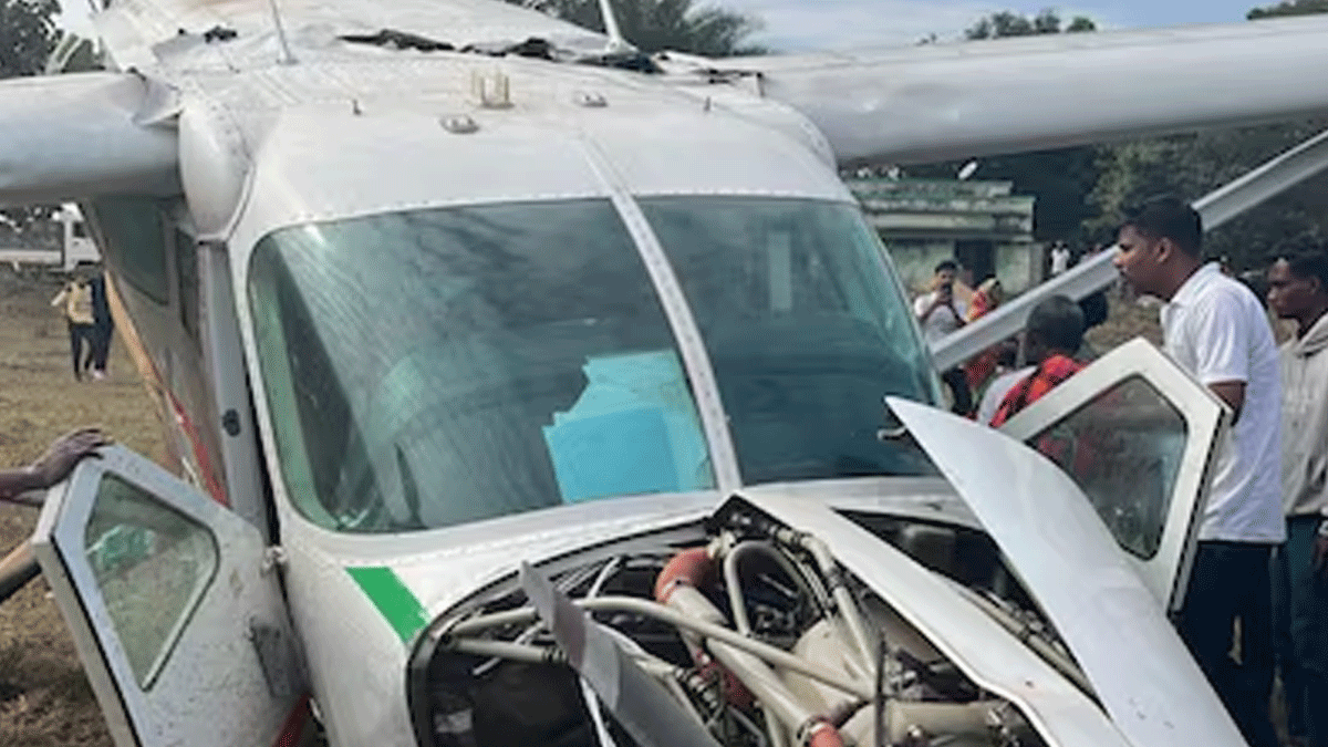 Plane Crashes In Odisha
