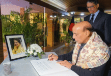 Rajnath Singh condolence Khaleda Zia