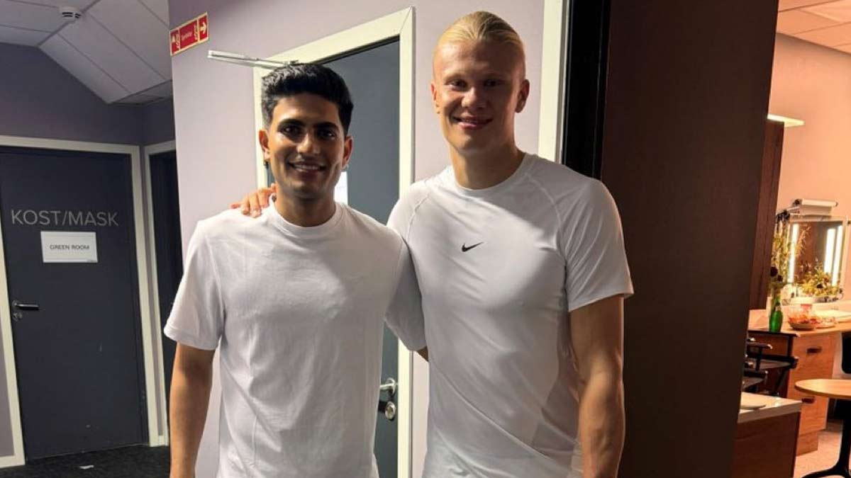 shubman-gill-meets-erling-haaland-manchester-city
