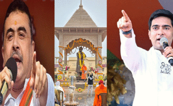 suvendu adhikari Simla Street visit