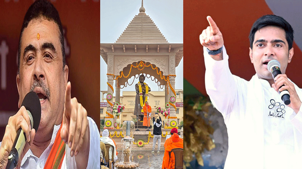 suvendu adhikari Simla Street visit