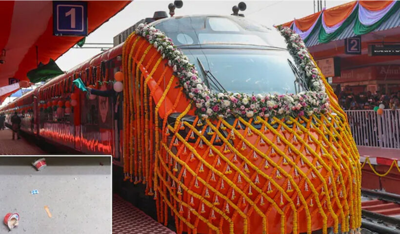 dirty coaches in Vande Bharat Sleeper