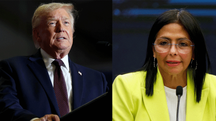 Trump warns Delcy Rodríguez