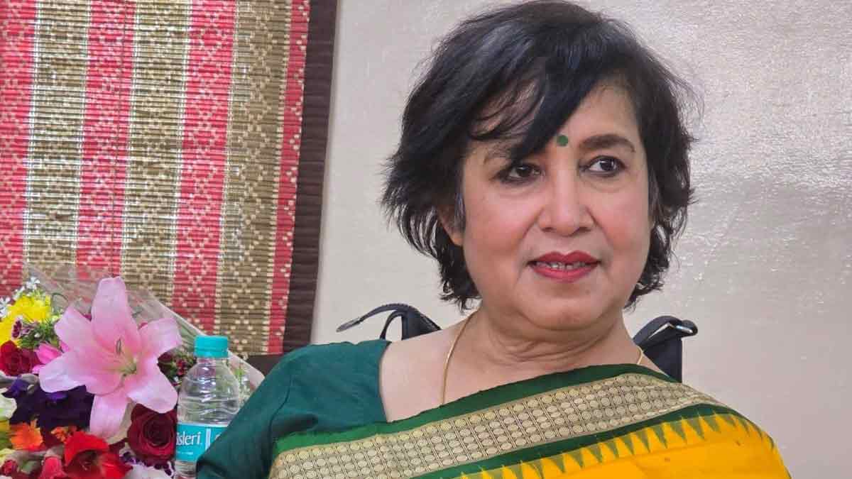 taslima nasreen returns to kolkata