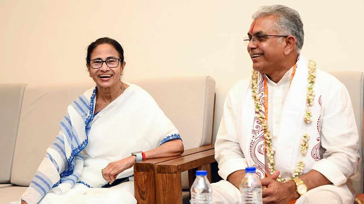 মুখ্যমন্ত্রীর প্রাণ সংশয়ের আশঙ্কা নিয়ে বিস্ফোরক দিলীপ dilip-ghosh-mamata-banerjee-security-controversy-bengal-election