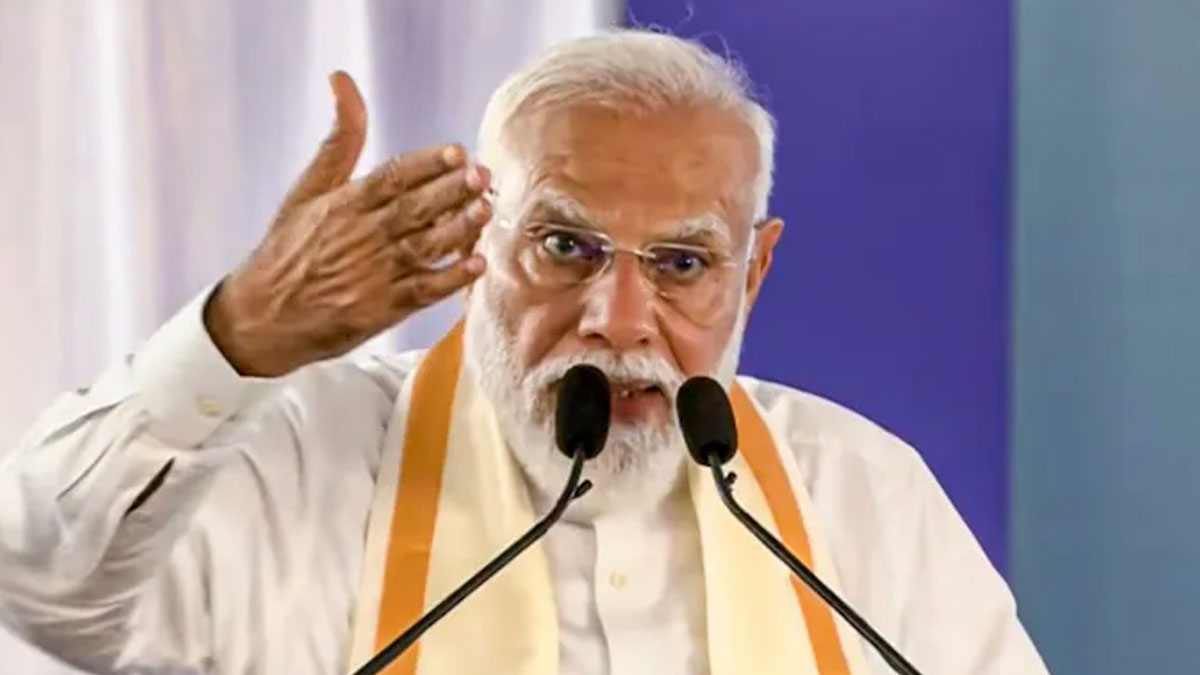 Modi slams Congress
