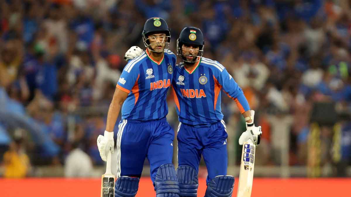 আমেহাবাদে তাণ্ডব সঞ্জুর, কিউইদের জয়ের জন্য দরকার ২৫৬ রান sanju-samson-blitz-india-255-vs-new-zealand-t20-world-cup-final-ahmedabad