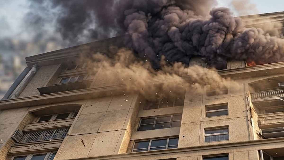 সল্টলেক আনন্দলোক হাসপাতালে বিধ্বংসী আগুন