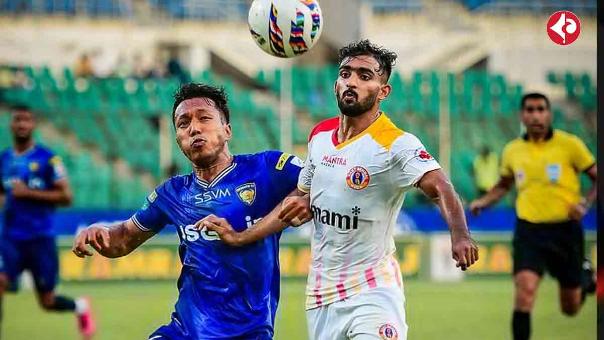 এগিয়ে থেকে গোল হজম, প্রথমার্ধে চেন্নাইয়িনের সঙ্গে অমীমাংসিত ফলাফল লাল-হলুদের