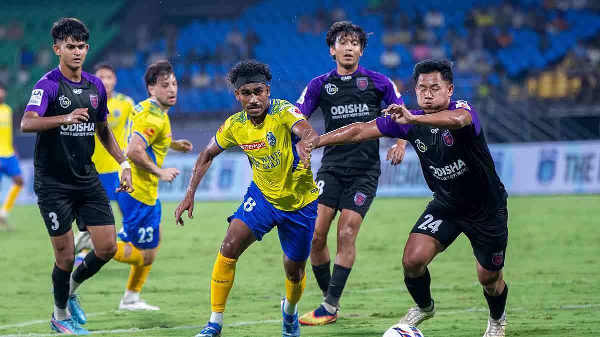 কেরালা ব্লাস্টার্সের কাছে হার ওডিশার, বাড়তি সুবিধা লাল-হলুদের? kerala-blasters-beat-odisha-fc-east-bengal-playoff-advantage-isl