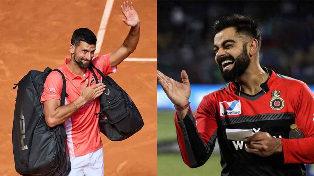 কোহলির সঙ্গে খেলার ইচ্ছা নোভাক জোকোভিচের, ভারত সফরের ইঙ্গিতও দিলেন novak-djokovic-wants-to-play-with-virat-kohli-india-visit-hint