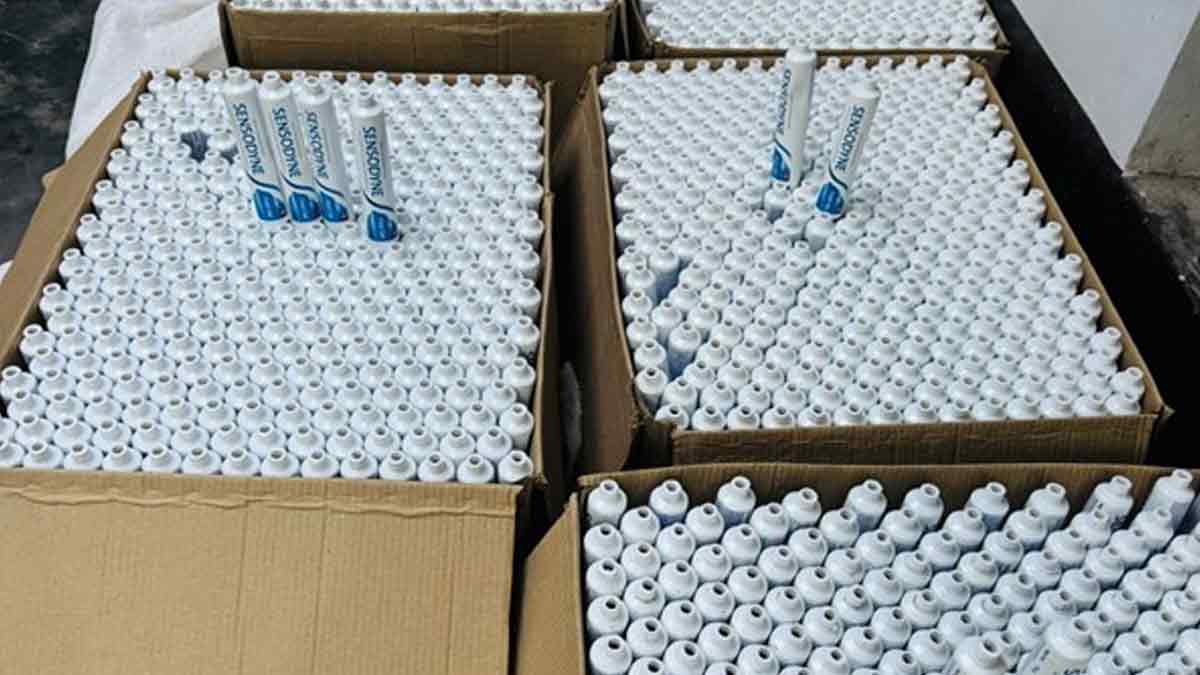 fake-sensodyne-toothpaste-delhi-kanjhawala-factory-busted