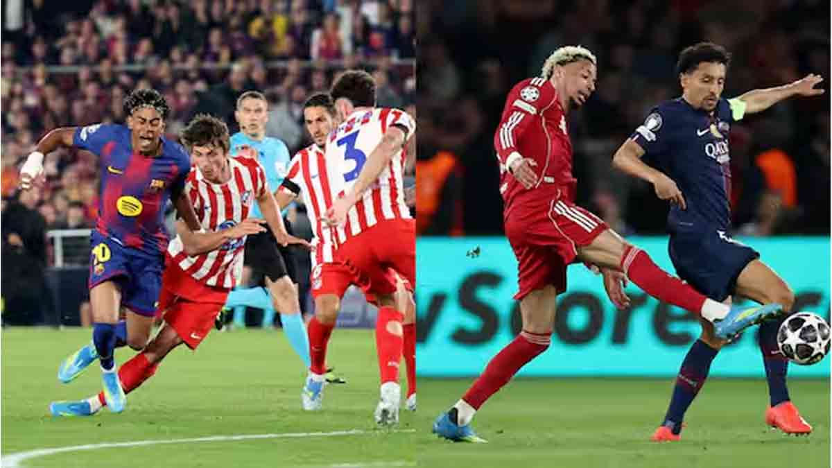 UCL: আজ দ্বিতীয় লেগে মাদ্রিদ বনাম বার্সেলোনা, লিভারপুল বনাম পিএসজি দ্বৈরথ ucl-2026-second-leg-atletico-vs-barcelona-liverpool-vs-psg