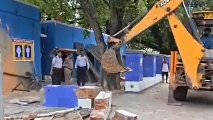 asansol asansol-illegal-tmc-office-demolition-sail-land