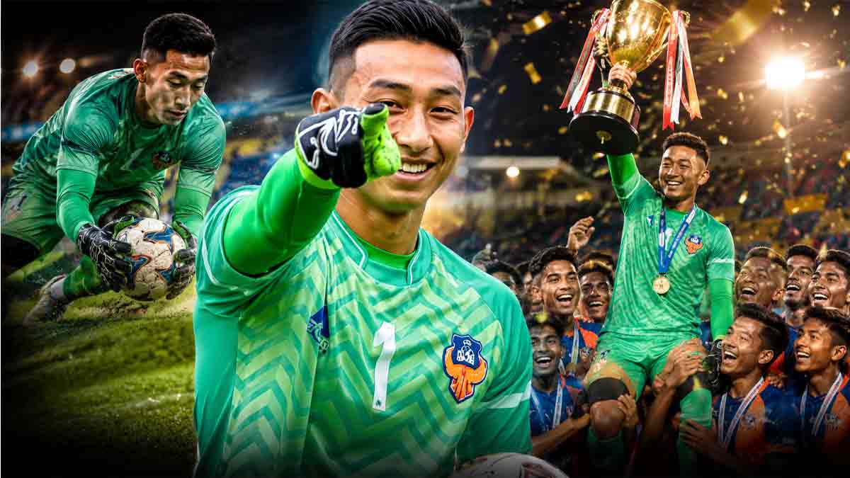 আই লিগ ট্রফির মঞ্চেই প্রেম নিবেদন, ভাইরাল ধীরাজের বিশেষ মুহূর্ত