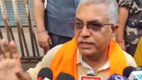 howrah-sealdah-bulldozer-drive-dilip-ghosh-warning