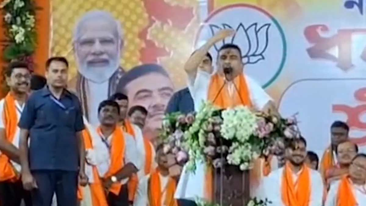 ফলতায় ১ লক্ষ ভোটে জিতেই পুষ্পার খোঁজে শুভেন্দু