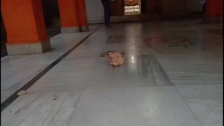 parui-radhamadhab-temple-severed-cow-head-birbhum-news