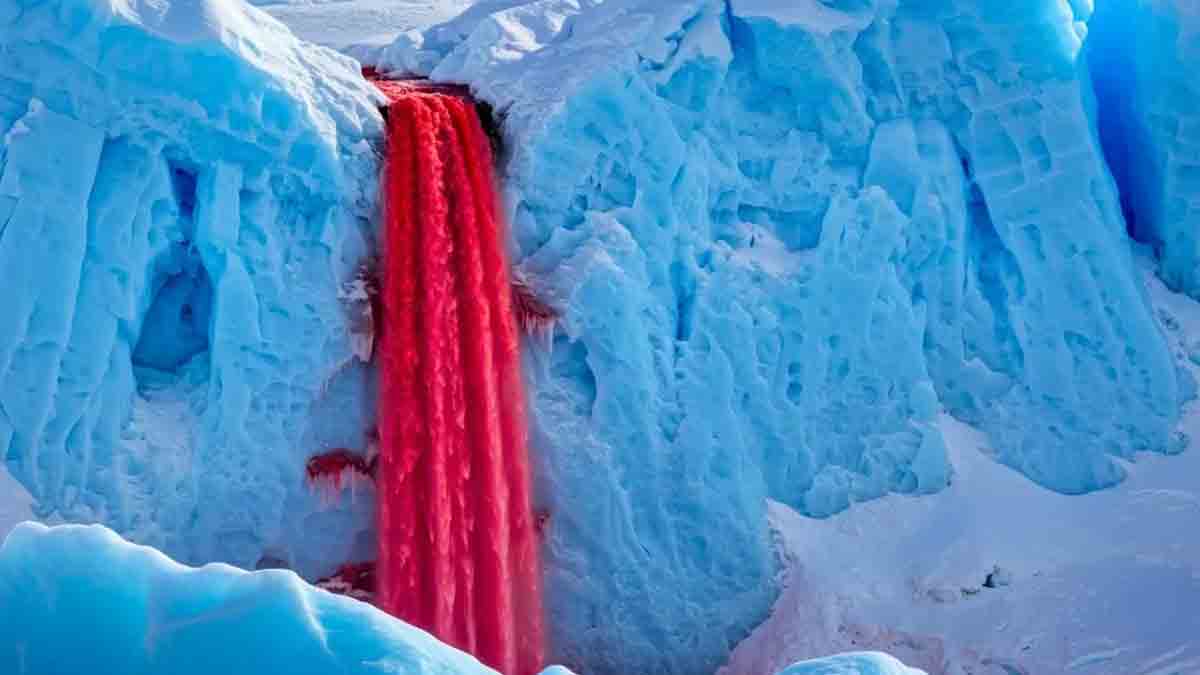 Blood Falls in Antarctica