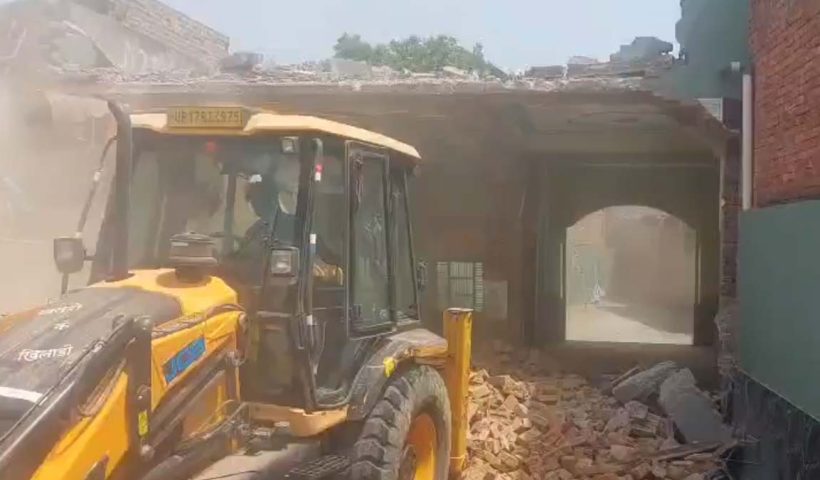 uttar-pradesh-baghpat-madrasa-demolished-anti-encroachment-drive