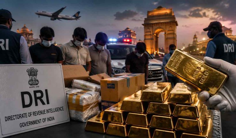 delhi-international-gold-smuggling-racket-15kg-gold-seized