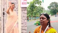 June Malia and Sheuli Saha attend Shuvendu Adhikari Kolaghat meeting