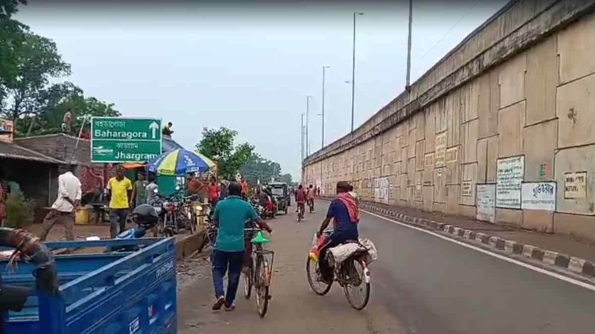 Jhargram lodhasuli-highway-eviction-drive-affects-150-traders