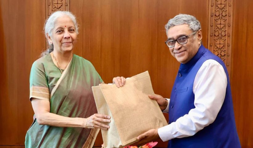 West Bengal Finance Minister meets Nirmala Sitharaman