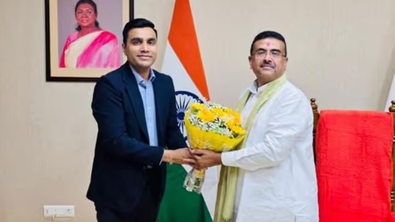 Karan Adani meets Suvendu Adhikari