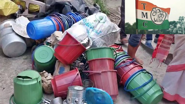 relief funds and fire arms rescued from kultali tmc leader house