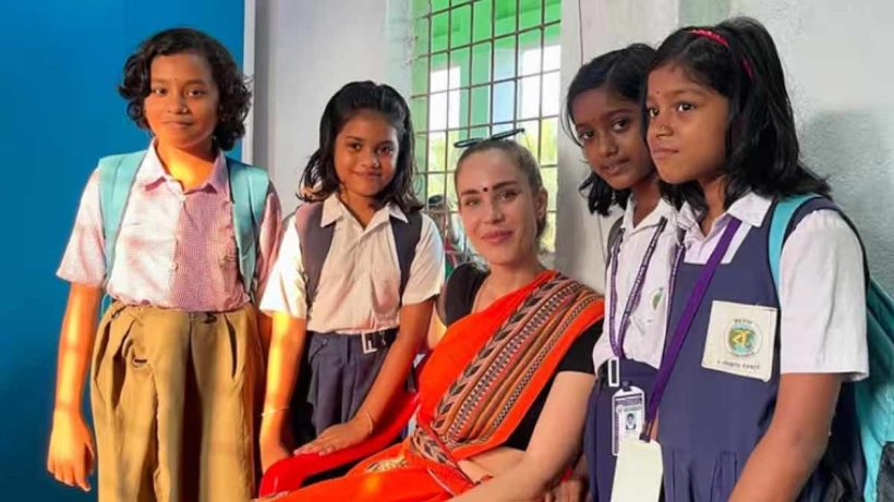 Inspiring Story sandra-lavie-gojkovic-free-school-sagar-island-west-bengal