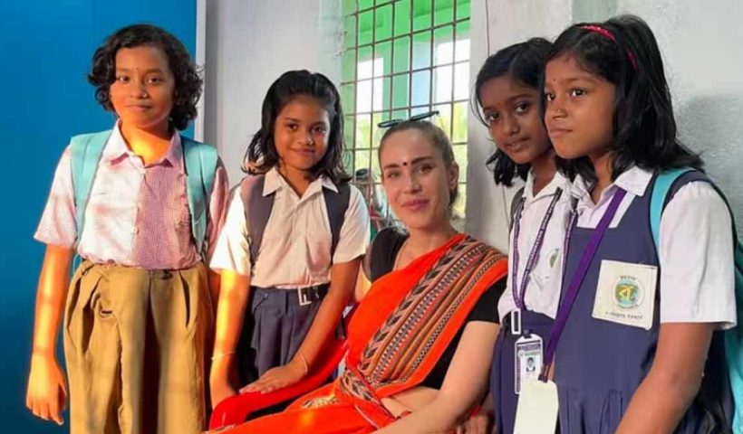 Inspiring Story sandra-lavie-gojkovic-free-school-sagar-island-west-bengal