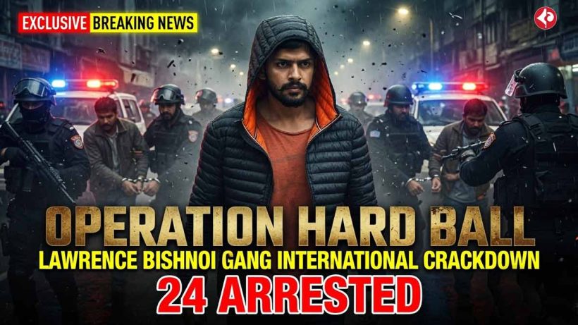 Operation Hard Ball lawrence-bishnoi-gang-international-crackdown-24-arrested