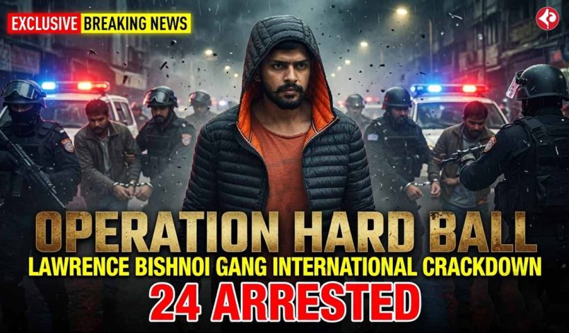 Operation Hard Ball lawrence-bishnoi-gang-international-crackdown-24-arrested