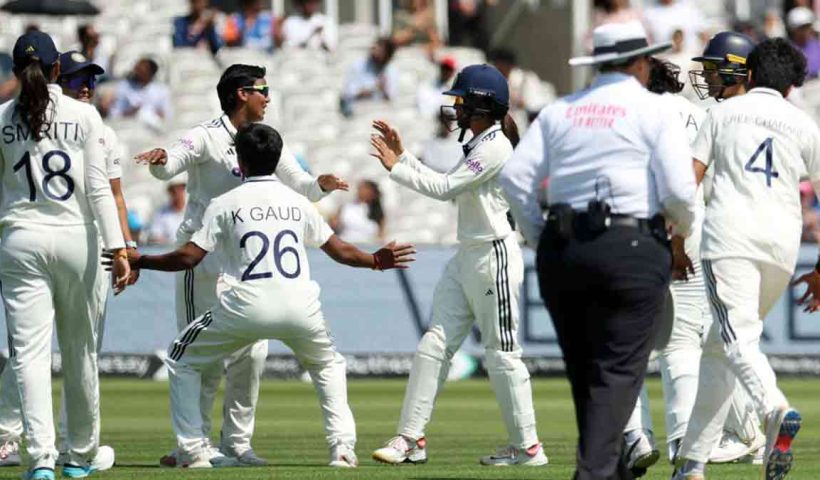 Team India-women-beat-england-by-270-runs-lords-test-historic-win