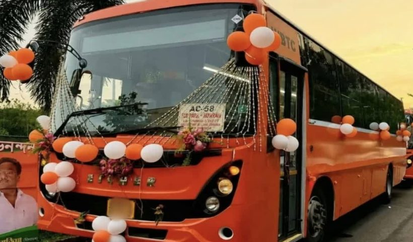 WB CM Suvendu Adhikari Launches 50 AC Buses
