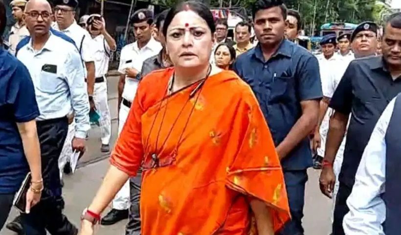 Agnimitra Paul visits Boipara to inspect revamp plans