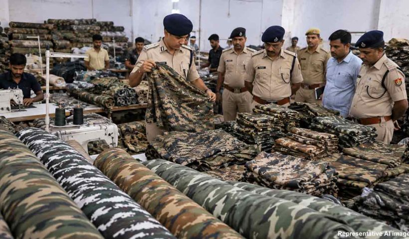 rajasthan-fake-Indian Army-uniform-fabric-racket-1000-metre-combat-cloth-seized