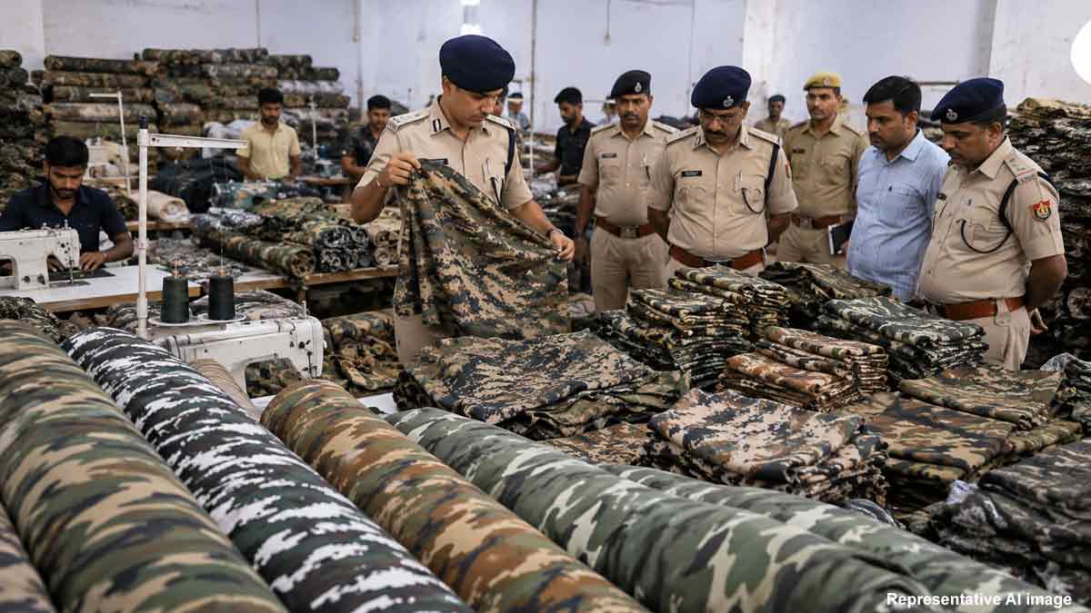 rajasthan-fake-Indian Army-uniform-fabric-racket-1000-metre-combat-cloth-seized